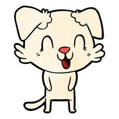 laughing cartoon dog
