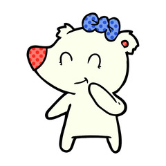 polar bear cartoon