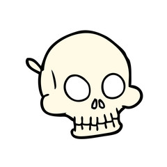 cartoon halloween skull mask