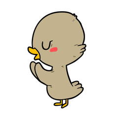 cute cartoon duckling