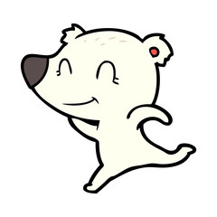 Obraz na płótnie Canvas polar bear cartoon