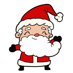 cartoon santa claus