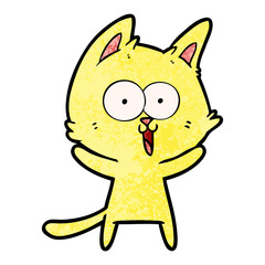 funny cartoon cat