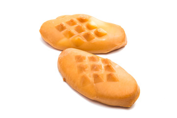 cheese smoked isolated