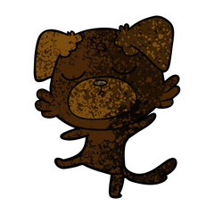 cute cartoon dog