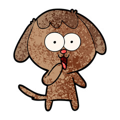 cute cartoon dog
