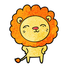 cartoon lion