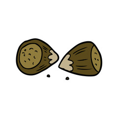 cartoon hazelnuts