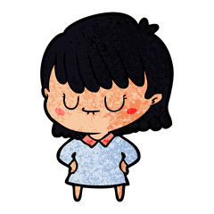 cartoon woman