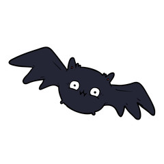 cartoon vampire halloween bat