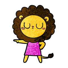 cartoon lion