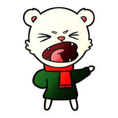 polar bear cartoon