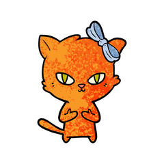 cute cartoon cat