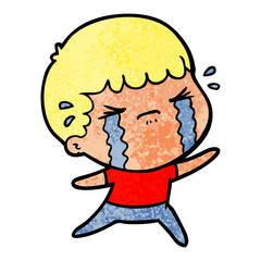cartoon man crying