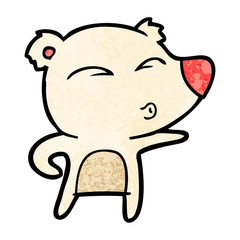 cartoon explaining polar bear