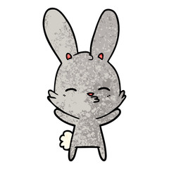 curious bunny cartoon