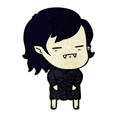 cartoon undead vampire girl
