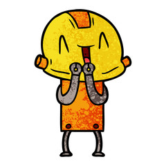 cartoon robot