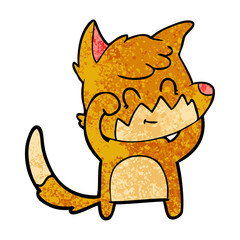 cartoon friendly fox