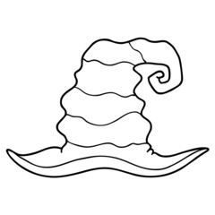 cartoon witch hat