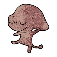cartoon smiling elephant