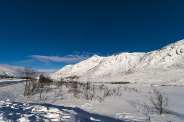 Mountains in the north of Norway,Tromso