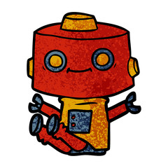 Fototapeta premium cartoon robot