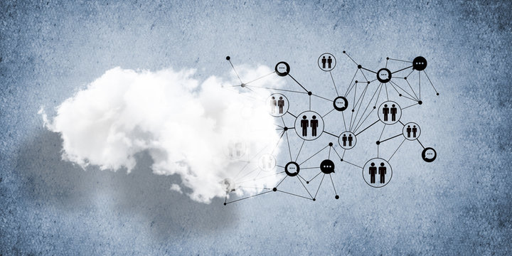 Wireless technologies for connection and sharing data as abstract concept
