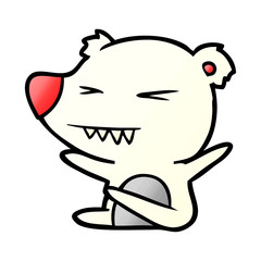 Fototapeta premium polar bear cartoon