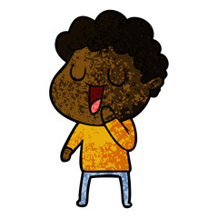 laughing cartoon man