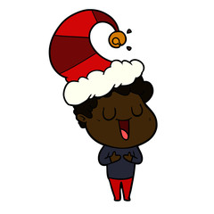 laughing cartoon man