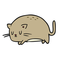cute fat cartoon cat