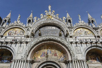 Cathedral of San Marco (San Marco Basilica) in Piazza San Marco - Venice, Italy