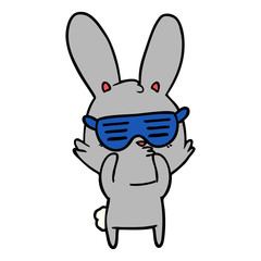 curious bunny cartoon