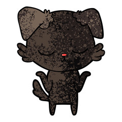 cute cartoon dog