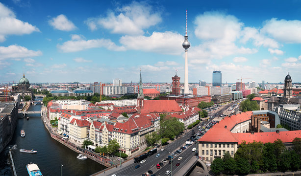 Berlin - Skyline mit Fernsehturm