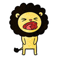 cartoon lion