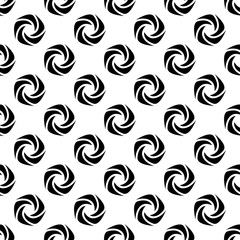 Seamless black and white minimal geometric pattern vector background. Perfect for wallpapers, pattern fills, web page backgrounds, surface textures, textile