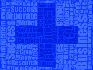 business word cloud design