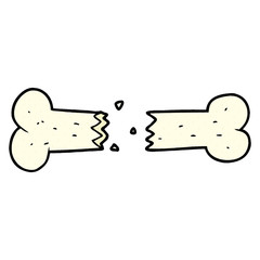 broken bone cartoon