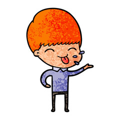 cartoon rude man