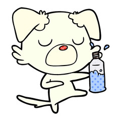 Obraz premium cartoon dog