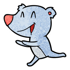 running bear cartoon