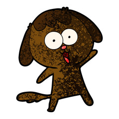 cute cartoon dog