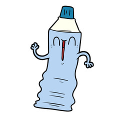 cartoon toothpaste tube