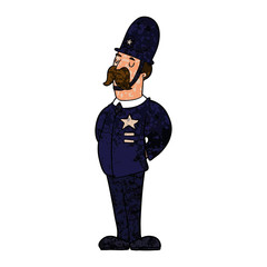 cartoon policeman