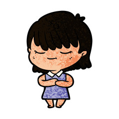 cartoon woman