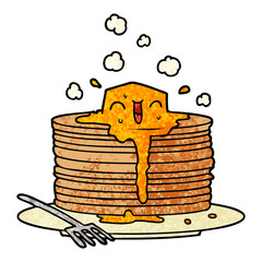 stack of tasty pancakes