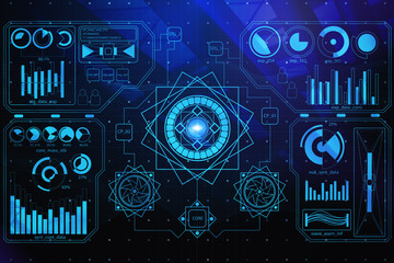 Digital business screen background