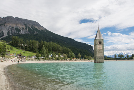 Reschensee - Lago di Resia - Lake Resia